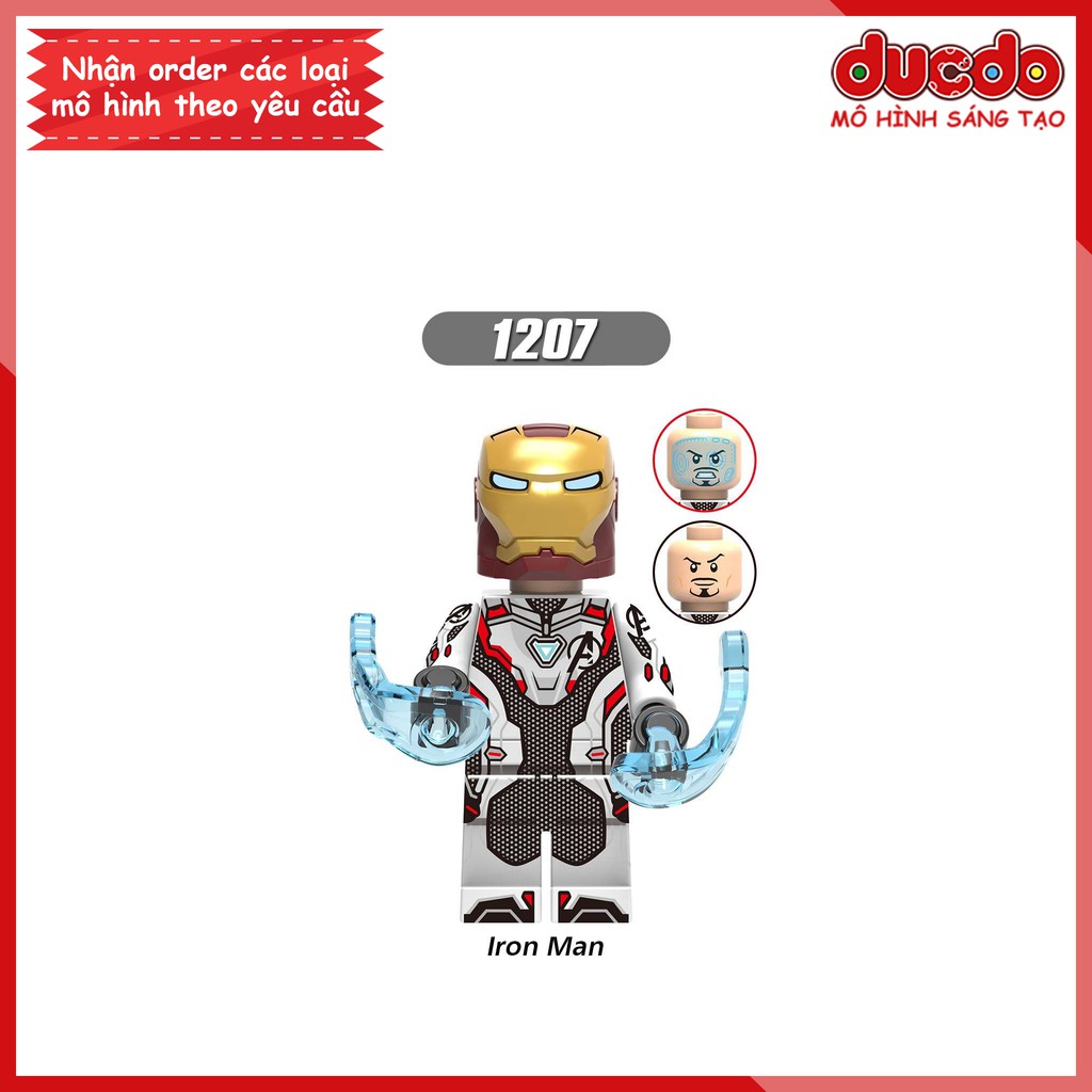 Minifigures biệt đội Avenger End Game full đồ Quantum - Đồ chơi Lắp ghép Xếp hình Mô hình Mini Iron Man XINH 0251