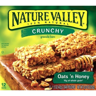 Bánh ngũ cốc nature valley - oat honey 253gr - ảnh sản phẩm 1