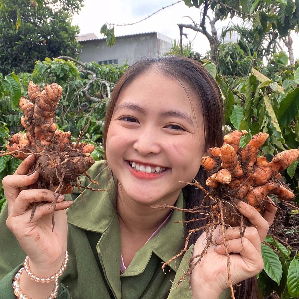 Tinh bột nghệ nhà làm nguyên chất 100% Đắk Lắk