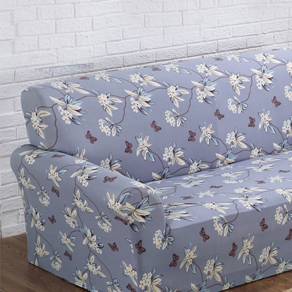 New Arrival Printed Cloth Art Spandex Stretch Slipcover Sofa Cover Cushion