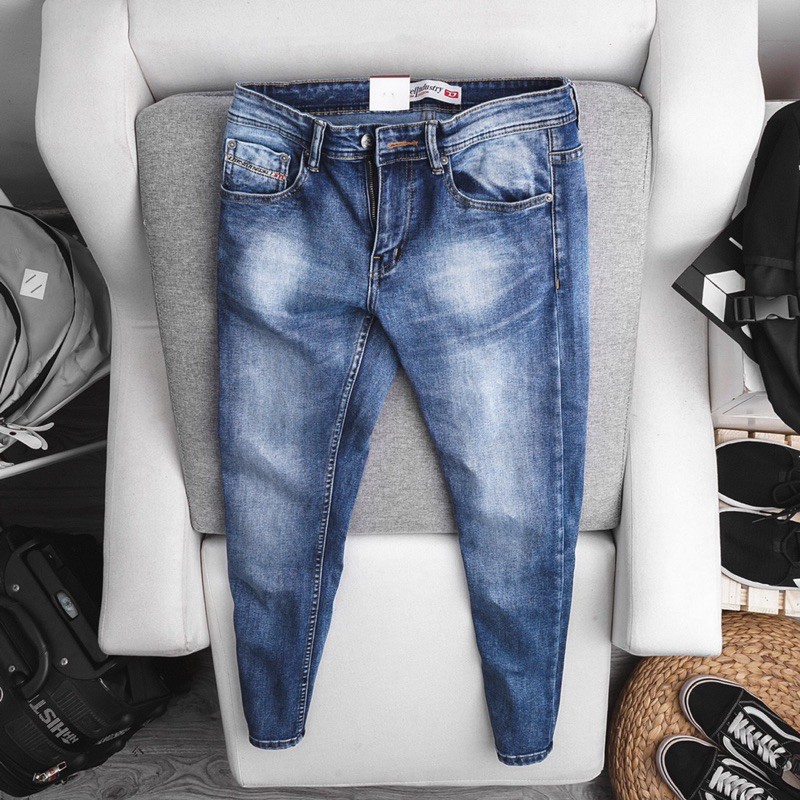 NEW- Quần jean nam xuất xịn 03 màu thời trang - jean co giãn Hải An Jeans *