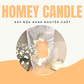 [NGUYÊN CHẤT] Sáp Đậu Nành Nguyên Chất Dạng Khối 100g - 200g