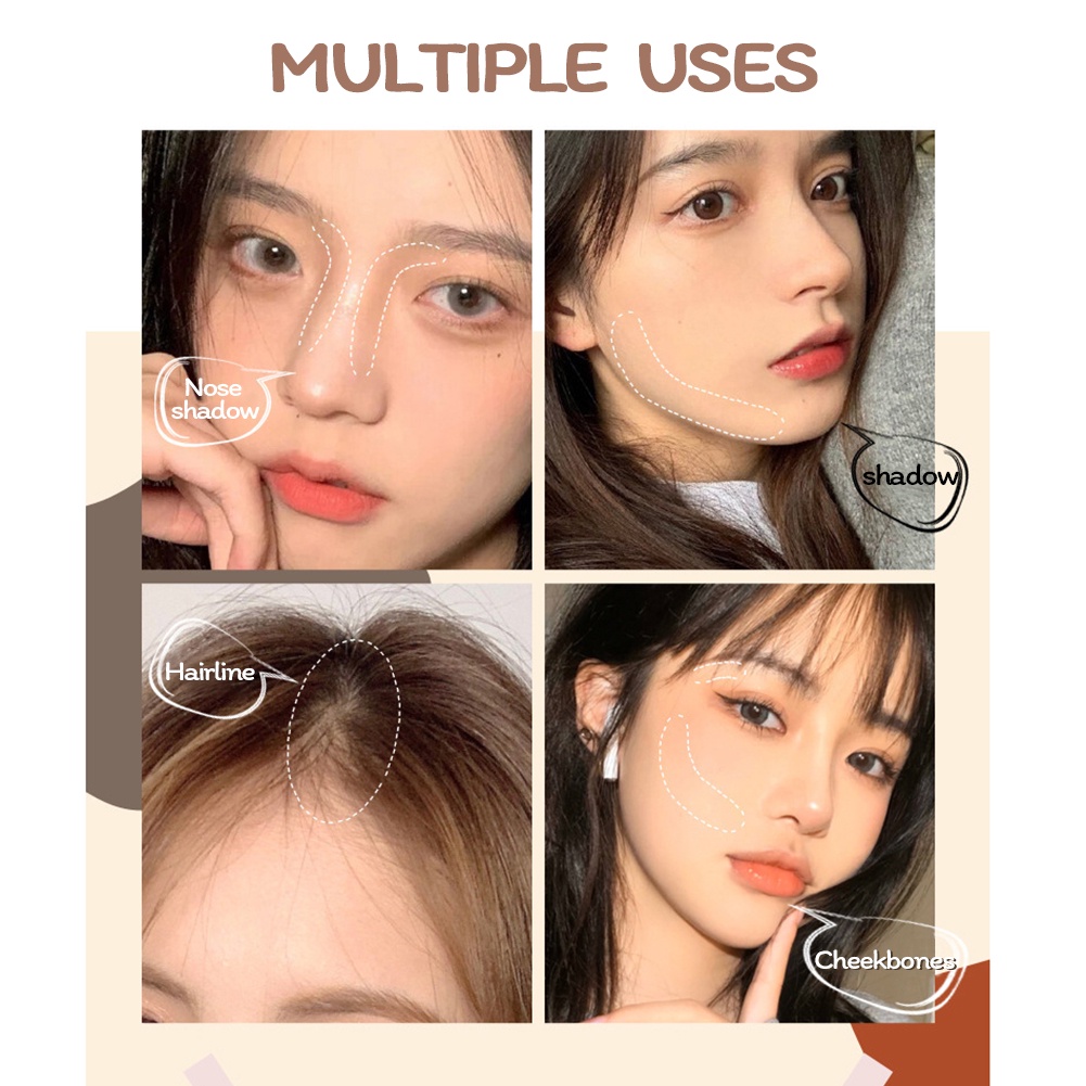 Phấn Che Khuyết Điểm Chân Tóc GECOMO Chống Thấm Nước