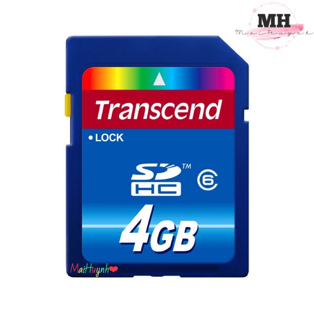Nơi☋Thẻ Nhớ SDHC 4GB Transcend C6 - Hàng Rời Không Box