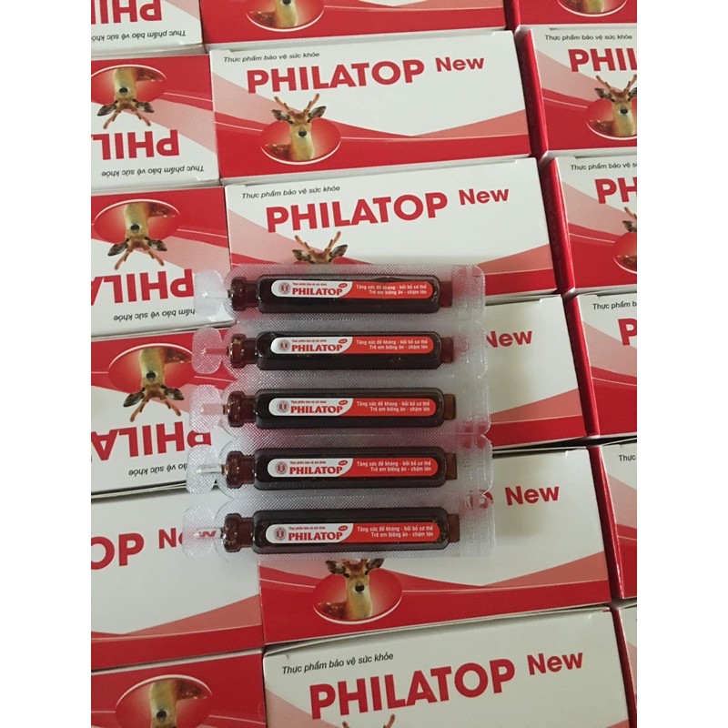 PHILATOP con hươu ống nhựa hộp 20 ống