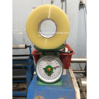 Băng keo trong, đục 1kg/cuộn lõi giấy siêu mỏng
