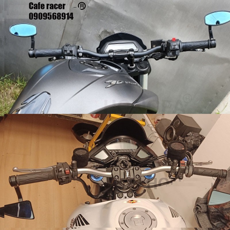 Ghi đông nhôm nguyên khối cao cấp CG125 GD110 YB125 Husky125 GPX150