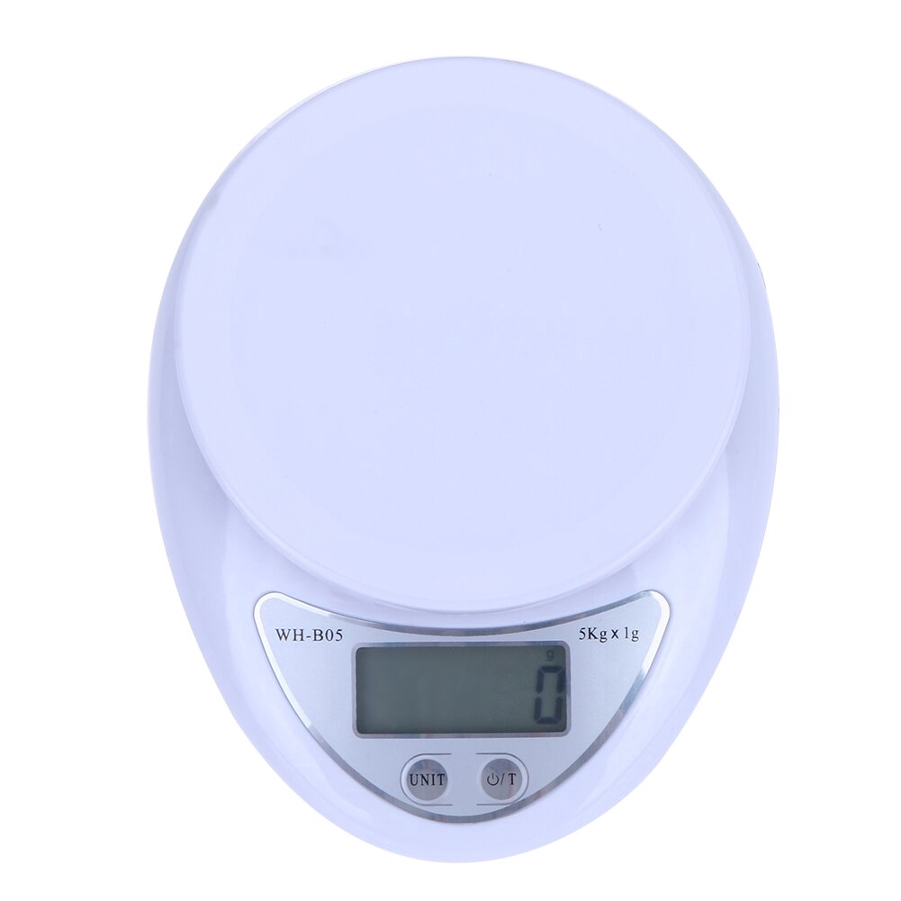 Cân điện tử 5000g/1g màn hình LED kỹ thuật số cho nhà bếp