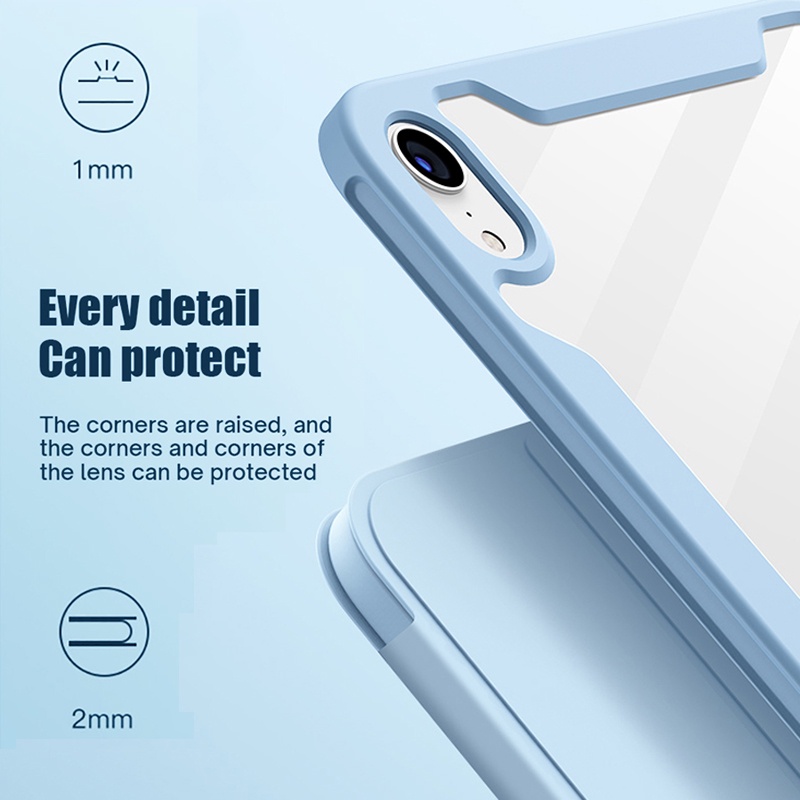 Ốp Máy Tính Bảng Da PU Cứng Nam Châm Cho iPad Air 5th 10.9 2022 Mini 6 2021 10.2 9th 8th 7th Pro 11 2021 Air 4 10.9 2020