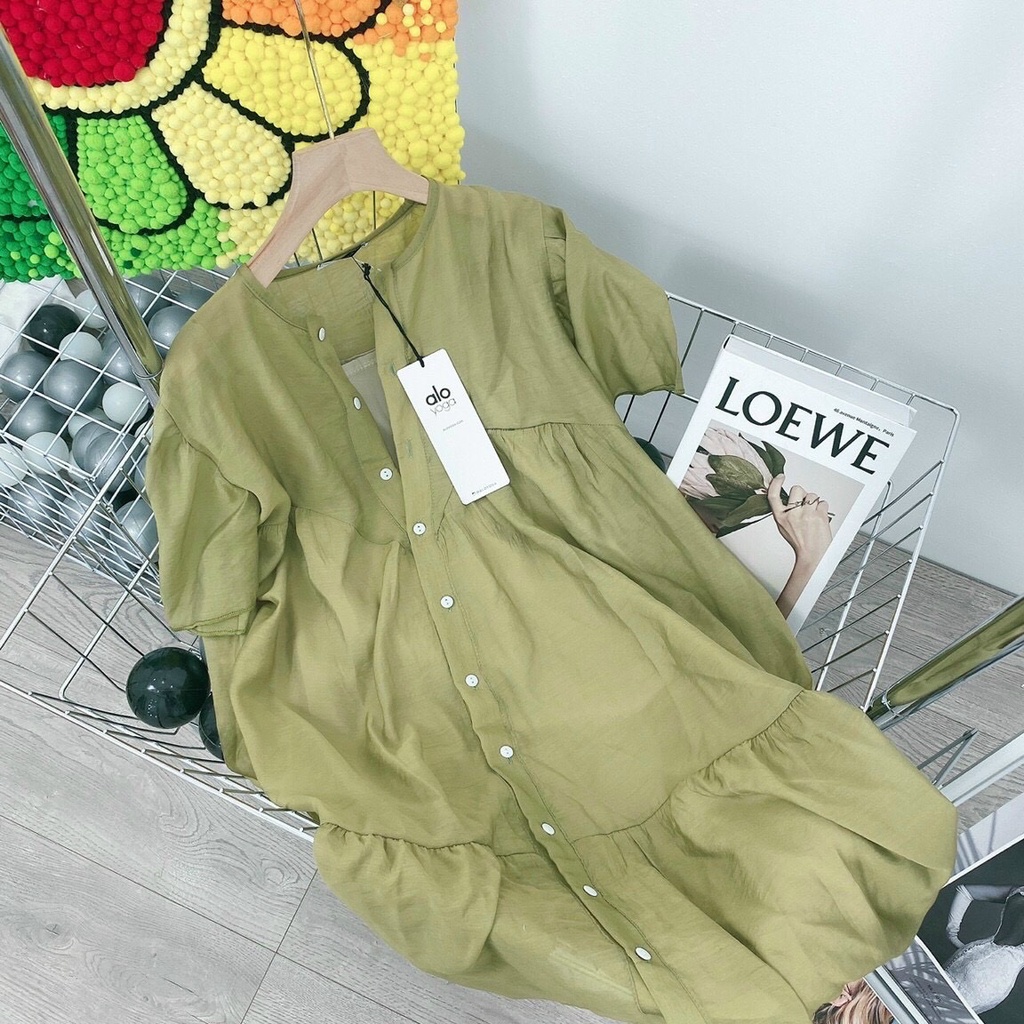 VÁY BABYDOLL XANH BƠ CHO CÔ NÀNG MỘNG MƠ