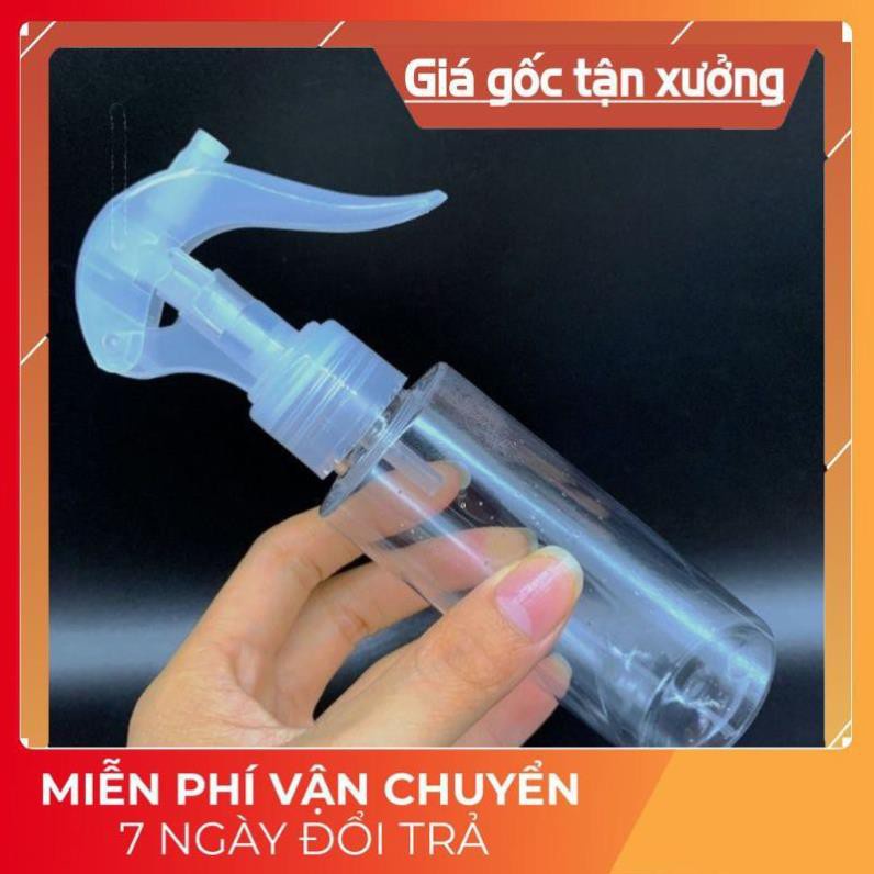 Chai Xịt Phun Sương ❤ SIÊU RẺ ❤ Chai nhựa pet xịt Vòi chuột 100ml vai ngang rỗng chiết mỹ phẩm , phụ kiện du lịch