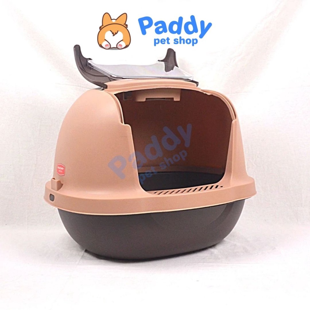 Nhà Vệ Sinh Mèo Pakeway OVAL Nắp Gập