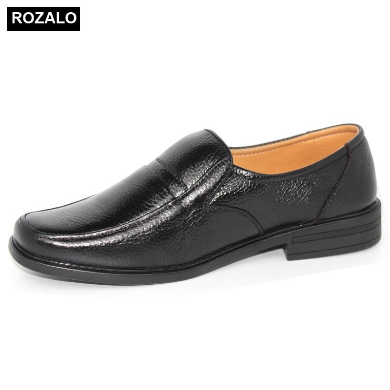 Giày lười nam,giày nam da bò kiểu dáng trung niên,đế cao su.Hải Anh Shop