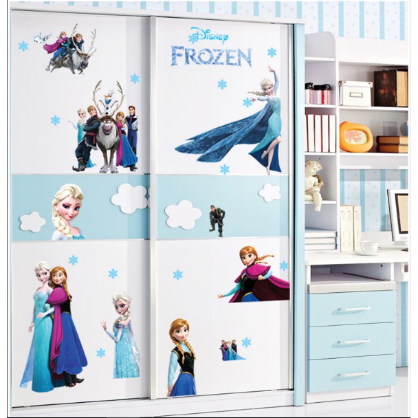 Decal trang trí Phim Hoạt Hình Nữ Thân Băng Gia