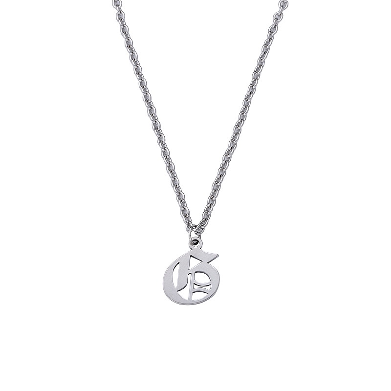 Thời Trang vòng cổ Mặt Chữ Phong Cách Hip Hop Gothic Cá Tính Cho Nam Và Nữ