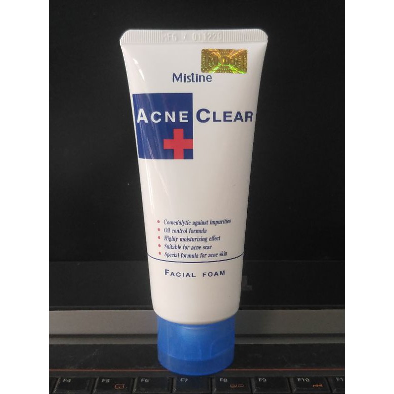 Sữa rửa mặt sạch mụn Acne Clear - Mistine 85g. Sửa rửa mặt Acnes clear Thái Lan