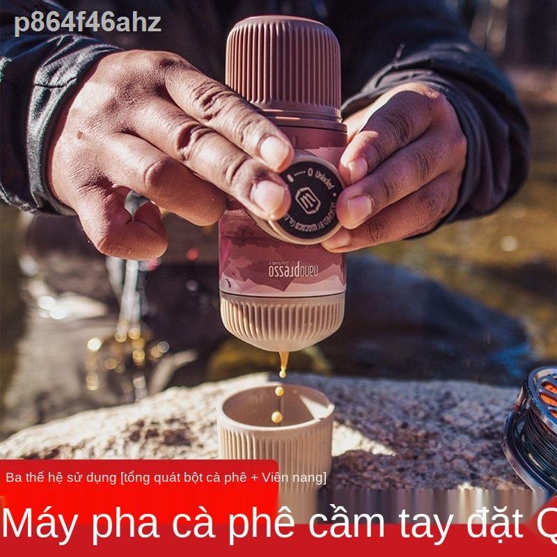 WACACO thế hệ thứ ba NANOPRESSO di động Máy pha cà phê espresso ngoài trời ép viên nén bằng tay tách lạnh