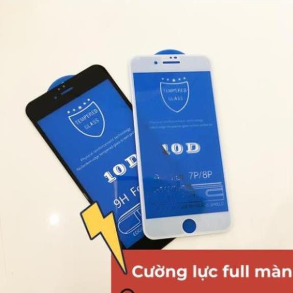 [ iphone 13 Pro Max | 12 | 11 | Mini | Xs max Xr X 8Plus 7 Plus 6plus 6 ]  Kính cường lực 10D nền xanh full màn nguyên k