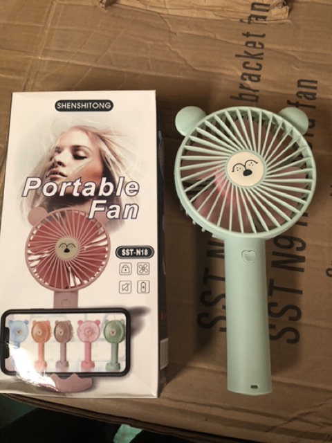 Quạt mini cầm tay có đế | BigBuy360 - bigbuy360.vn