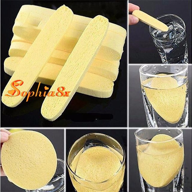 Bọt biển - Bông nở rửa mặt Chivey 12 miếng