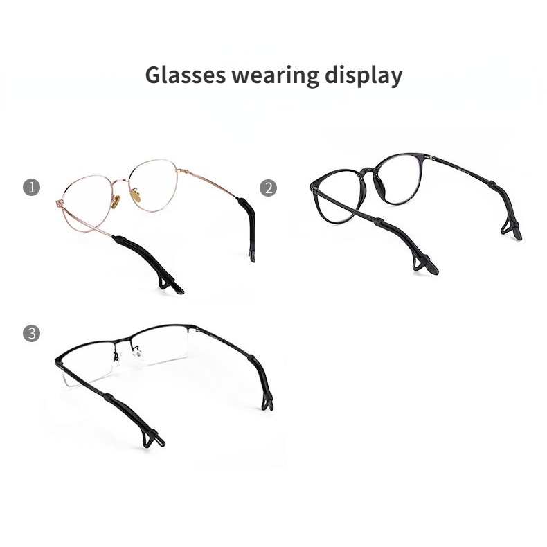 Móc tai đeo giữ kính mắt ZELIN gắn đuôi càng kính bằng silicone chống trượt tiện lợi