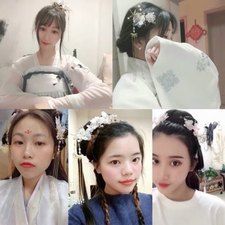 Kẹp tóc hán phục cánh chuồn có sẵn