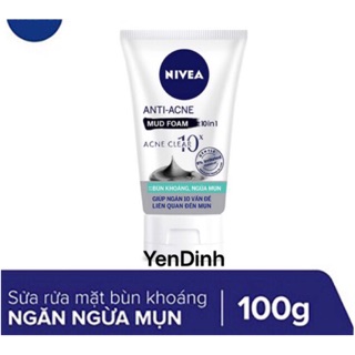 SỮA RỬA MẶT BÙN KHOÁNG NGỪA MỤN 100g