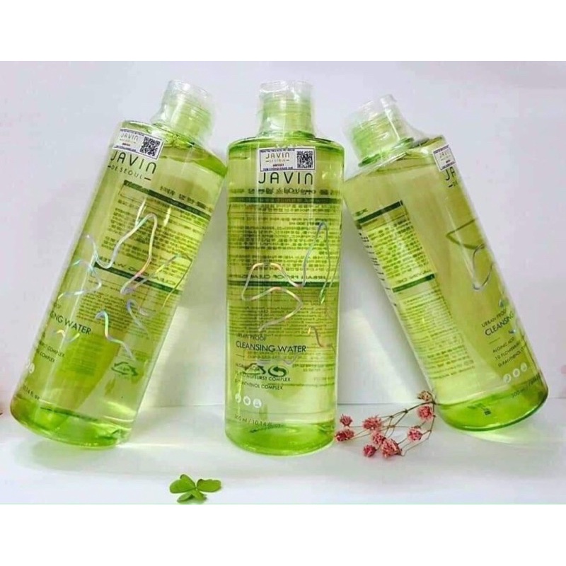 Nước tẩy trang JAVIN xanh 300ml siêu lành tính cho mọi loại da
