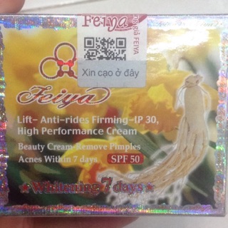 Kem dưỡng da Feiya sâm ( 50g)( hàng nhập khẩu)