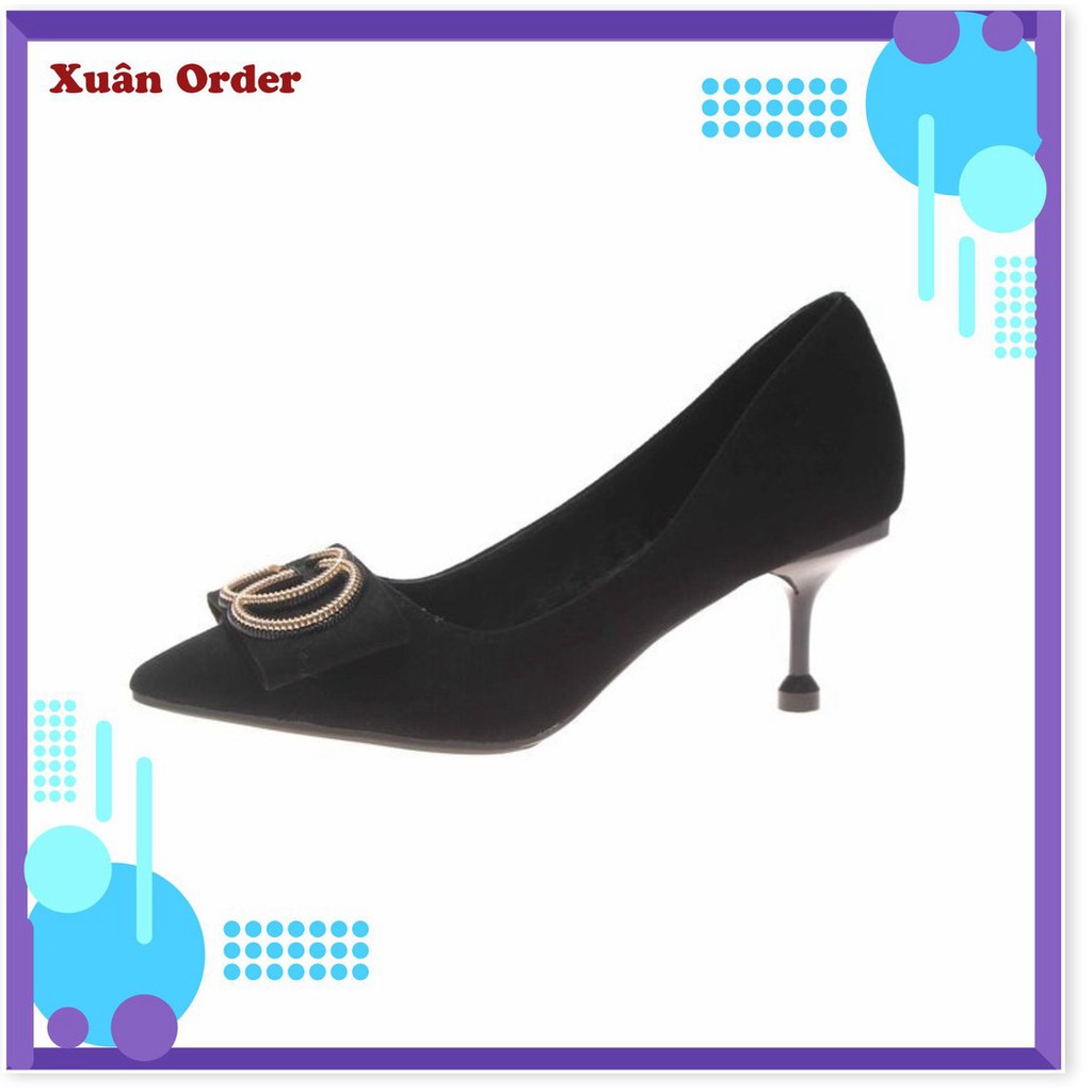 Đồng giá 100k toàn shop - {Xả Kho Lỗ} (Sẵn size 39) gót 6cm, giày cao gót - XN0160