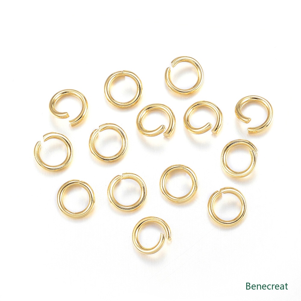 Set 20 Nhẫn Hở Chất Liệu Thép Không Gỉ 304 Mạ Vàng Hồng / Vàng / Bạc 304