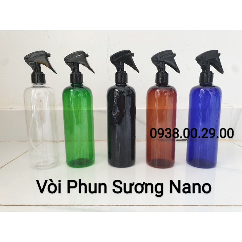 Bình Xịt Phun Sương Nano Dung Tích 500ml.(Ảnh thật)