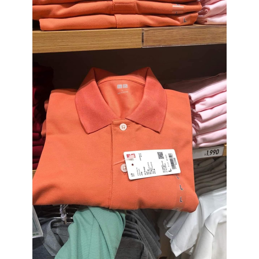 [Auth Uniqlo] Áo Polo Gai Tay Ngắn Dry Nam