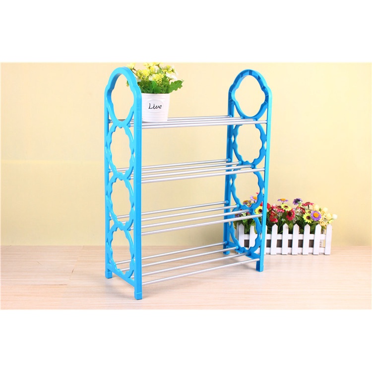 KỆ GIÀY DÉP NHỰA 4 TẦNG