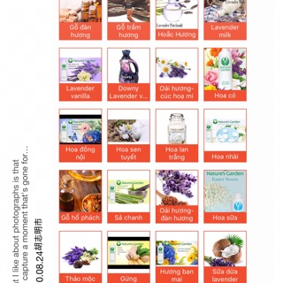 100ml Hương Liệu Mỹ Nature's Garden mùi gỗ - hoa cỏ - làm nến thơm handmade - làm xà phòng handmade