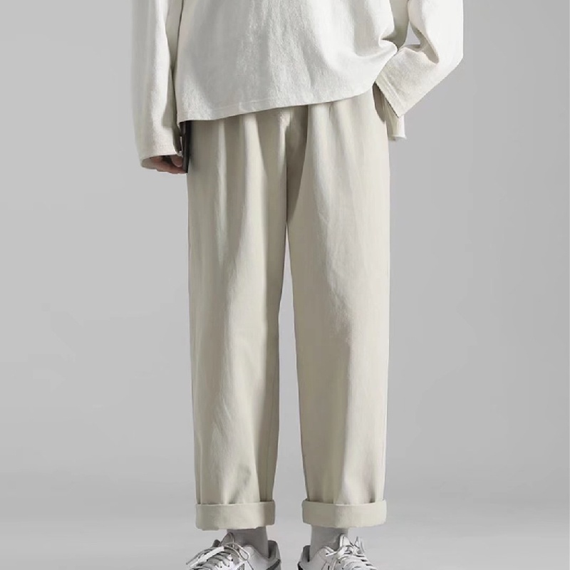 Quần Dài Lưng Thun Ống Rộng Thoải Mái Phong Cách Hàn Quốc Thời Trang Cho Nam size S-3XL