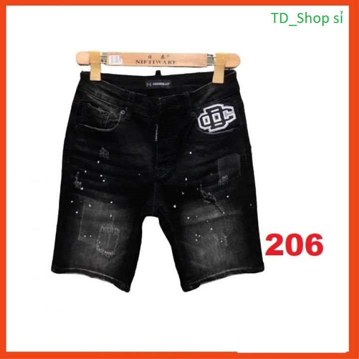 Quần Short Jean Nam - Quần Sọt Nam Giá Gốc Tận Xưởng - Sooc Jean (ms206) Co Giãn Thời Trang TD_Shop sỉ
