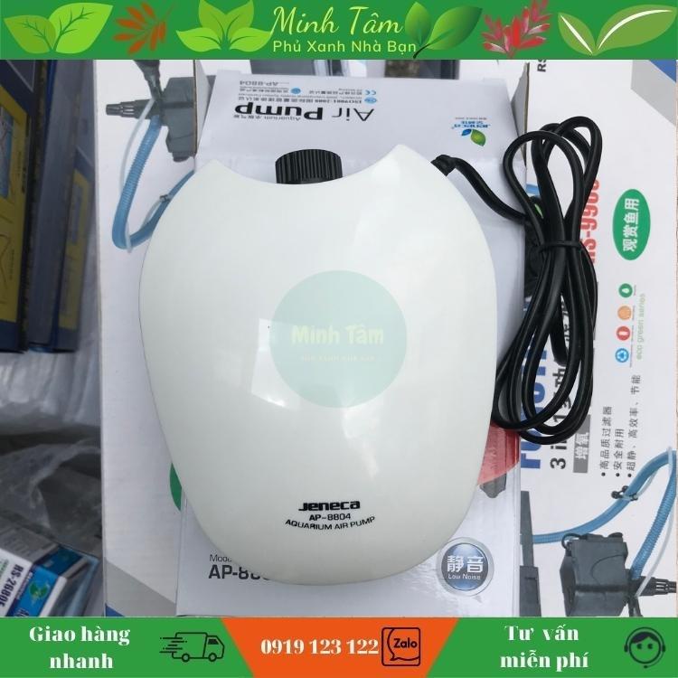Máy Sủi Oxy bể cá Jeneca  AP8804 hàng cao cấp, chạy êm khỏe tiết kiệm điện