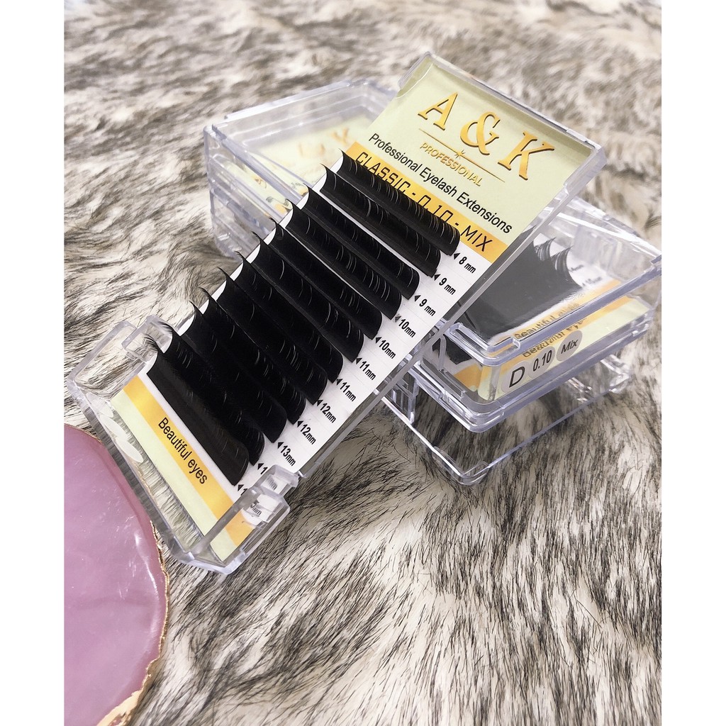 Mi khay mix size A&K từ 8mm đến 15mm  - Sushi nail mi