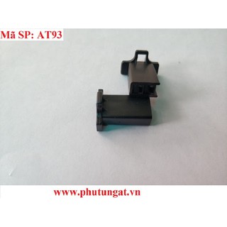 Giắc Nhựa ĐỰC 2P 2.8 đen - AT93 (1 bịch 10 cái)