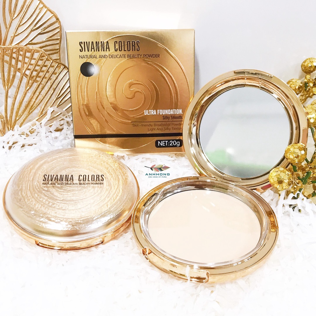 Phấn Phủ Kiềm Dầu Sivanna Colors HF689 Siêu Mịn Chống Nước Dạng Nén - Thái Lan