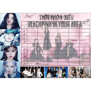 Thời khóa biểu BLACKPINK siêu xinh (A5)