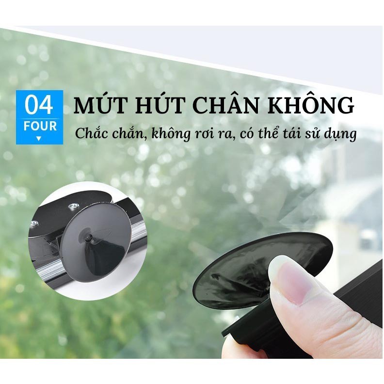 Rèm che nắng kính lái hiện đại và cao cấp, bản to 70cm cho mọi dòng xe