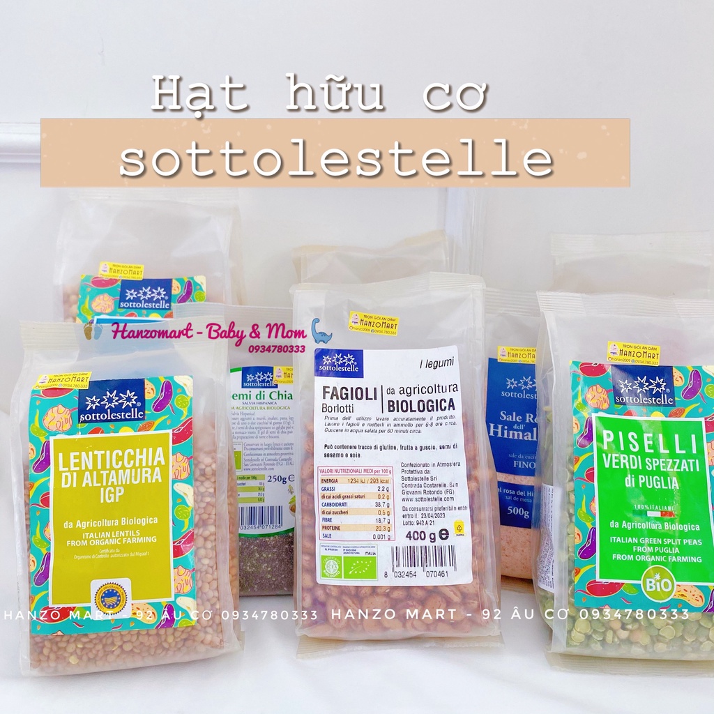 Đậu Hạt Hữu Cơ Nấu Ăn Dặm Nguyên Túi