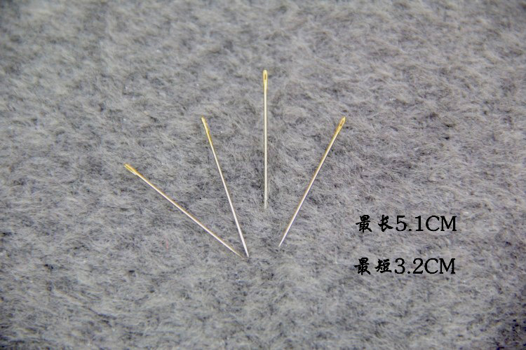 Set 30 kim may thủ công thiết kế đuôi màu vàng tiện dụng cho nhu cầu hàng ngày