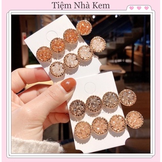 kẹp tóc đính đá cặp tóc đính ngọc xinh xắn thời trang Hàn Quốc NKCT11