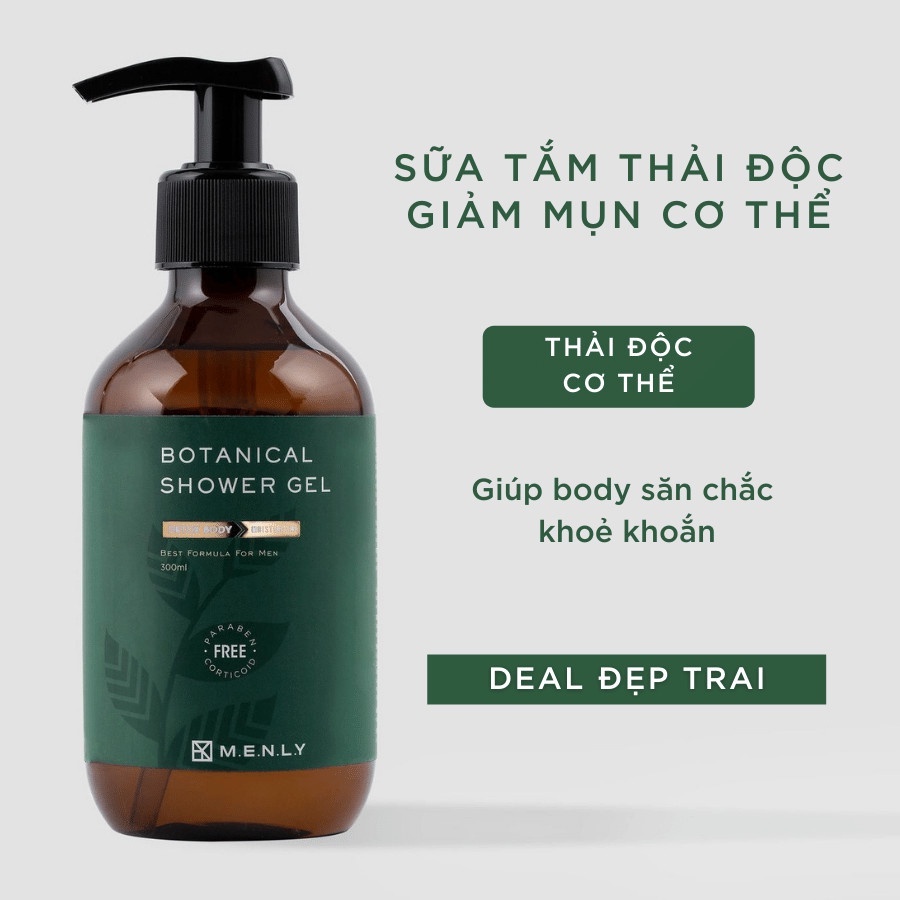 Sữa Tắm Thải Độc Da Menly 300ml