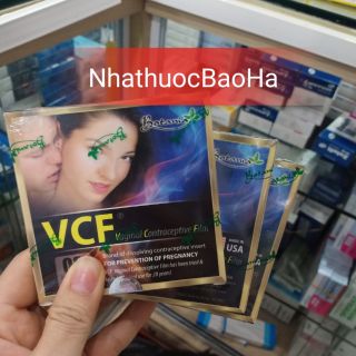 Màng phim tránh thai VCF hộp 3 chiếc