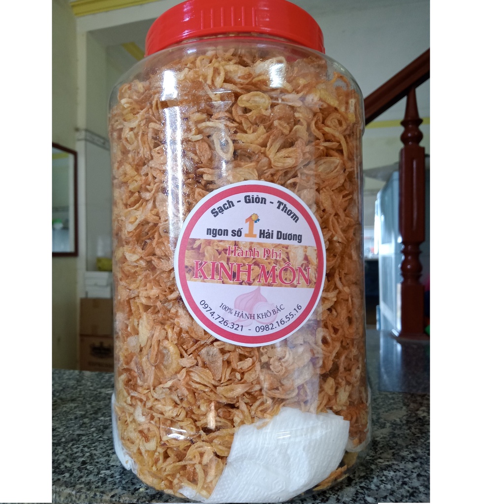 Hành khô phi sẵn 0.5kg, hành ta nhà làm