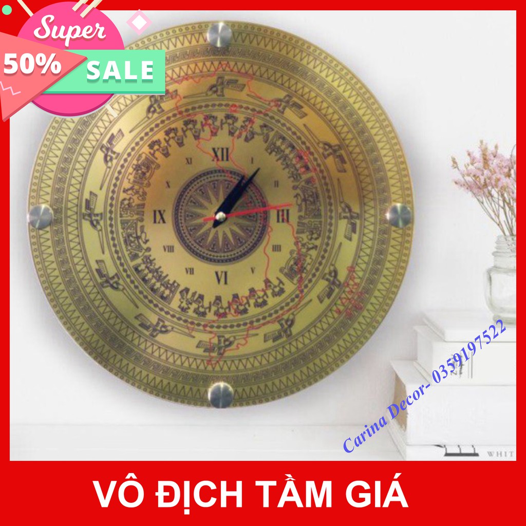 Tranh ghép treo tường- Đồng hồ gỗ handmade treo tường trang trí F09